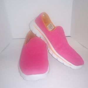 skechers on the go womens orange